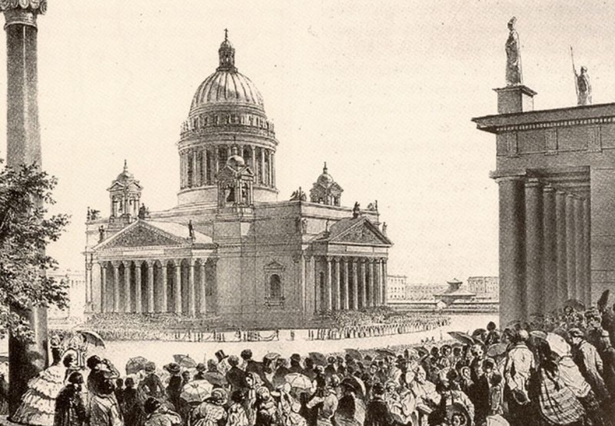 исаакиевский собор в 19 веке