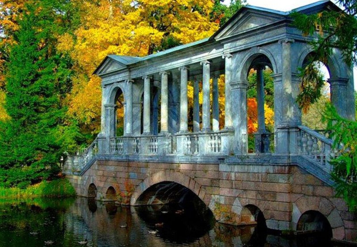 Пушкин Екатерининский дворец парк
