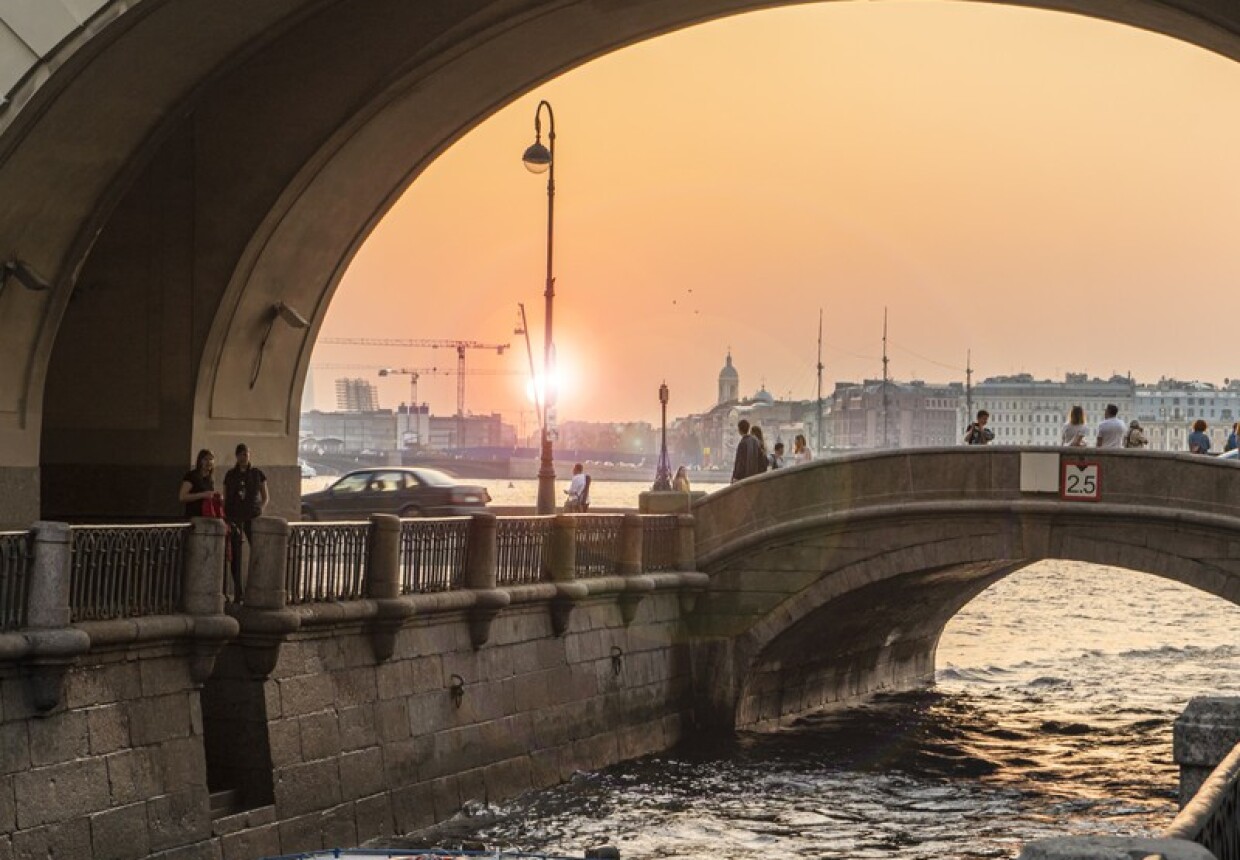 эрмитажный мост санкт петербург